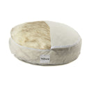  Stylish orthopedic bed made of light eco-fur, designed for dogs in need of comfort and emotional security. Oval shape and calming structure for ultimate relaxation.