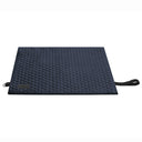 Stylish black dog travel bed made from ultra-durable, pet-safe materials. Resistant to dirt and moisture, and easy to carry. The perfect companion for hikes, camping, or road trips.
