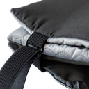 Comfortable grey travel dog bed designed for trips. Made from pet-friendly materials that offer great insulation. Lightweight, easy to fold and carry, yet incredibly durable.