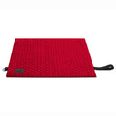 Extra-durable red travel dog bed, made from top-quality materials. Moisture- and abrasion-resistant with excellent ground insulation. Lightweight and portable – perfect for active adventures with your pup.