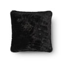 Black Lava pillow as a striking accent in an elegant living room – perfect for glamour and loft-style interiors