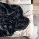 Exclusive Black Faux Fur Blanket – the perfect home decor accent uniting comfort and elegance. This unique blanket, crafted from soft faux fur in a deep black hue, is a luxurious home decoration ideal for contemporary settings and glamorous interiors. It provides warmth on cool evenings while elevating the prestige and designer charm of your living space.